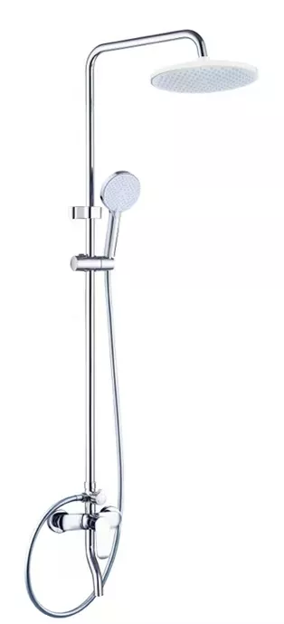 Plain-mounted shower head