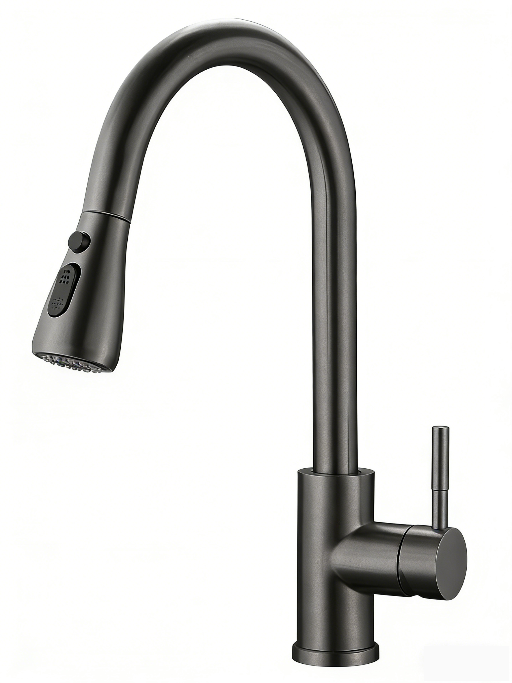 Gun gray 304 pull-out faucet2