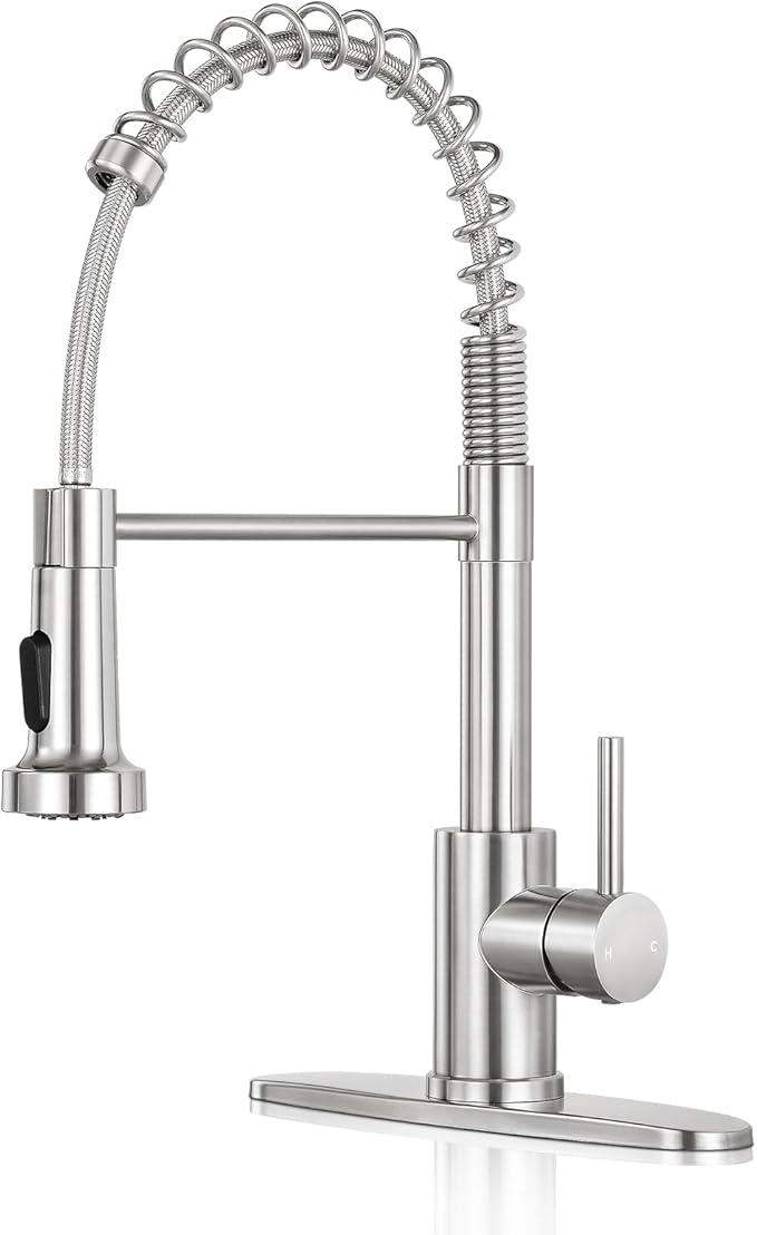 304 brushed spring faucet