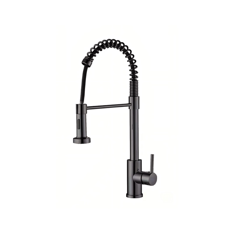 Gun gray 304 spring faucet2